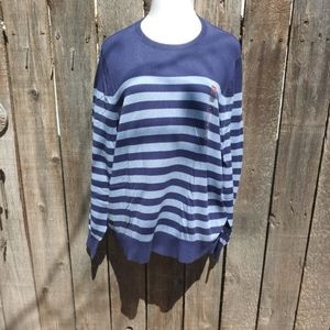 NWT Men's Striped Crew Neck Sweater